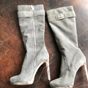 Michael kors suede boots 10M